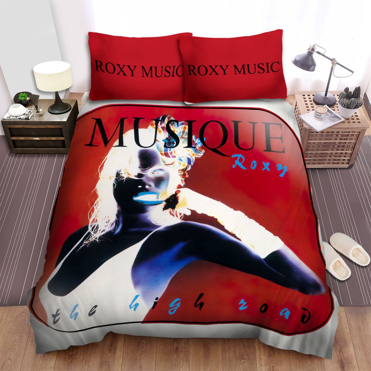 Roxy Music The High Bed Sheets Spread Duvet Cover Bedding Set - Unique Anime Apparel for Fans