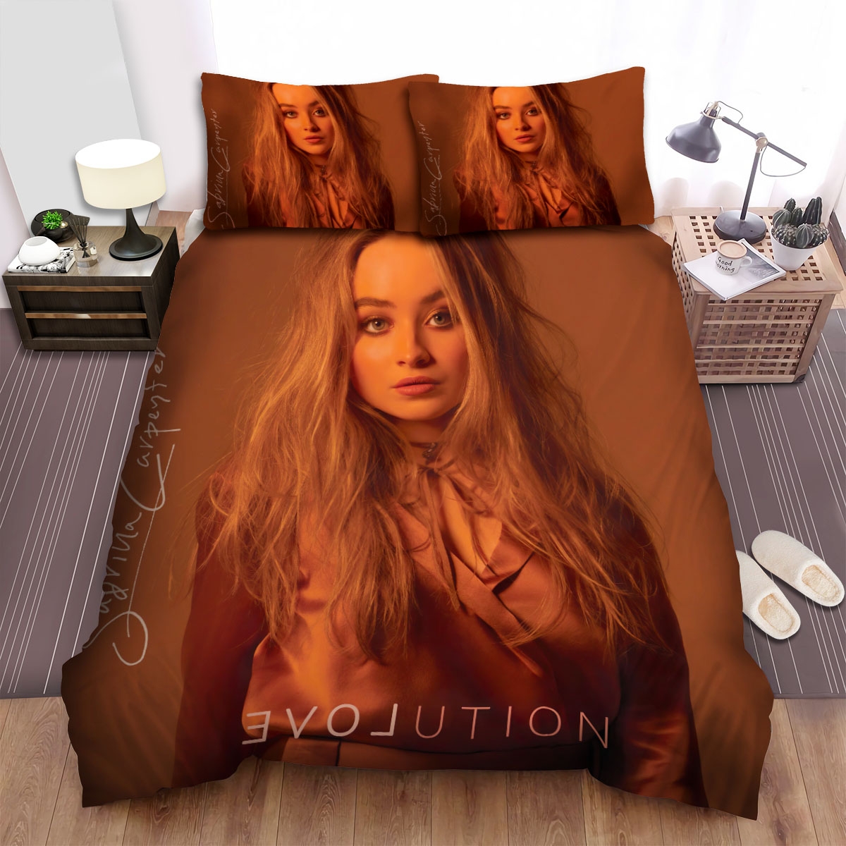 Sabrina Carpenter Evolution Bed Sheets Spread Comforter Duvet Cover Bedding Set - Unique Anime Apparel for Fans