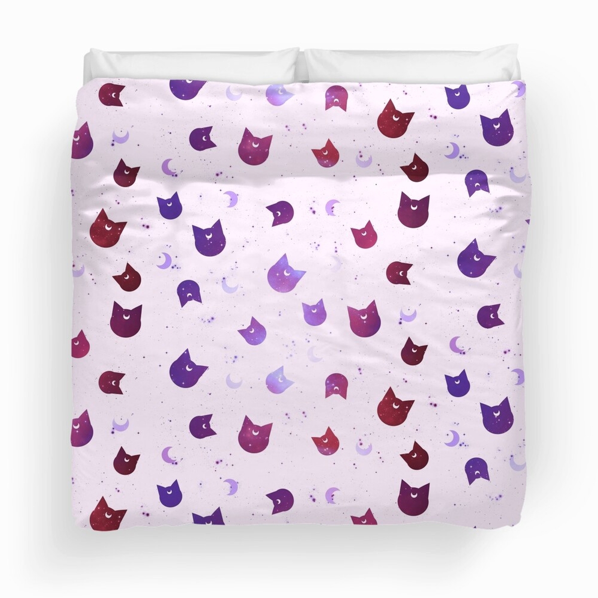 Sailor Moon Luna Duvet Cover Bedding Set - Unique Anime Apparel for Fans