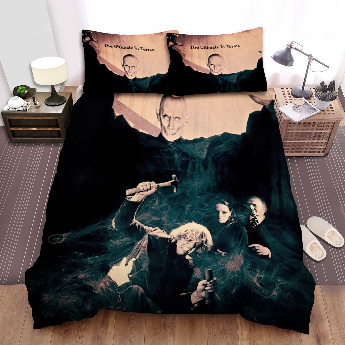 Salem's Lot The Ultimate In Terror Bed Sheets Spread Comforter Duvet Cover Bedding Set - Unique Anime Apparel for Fans