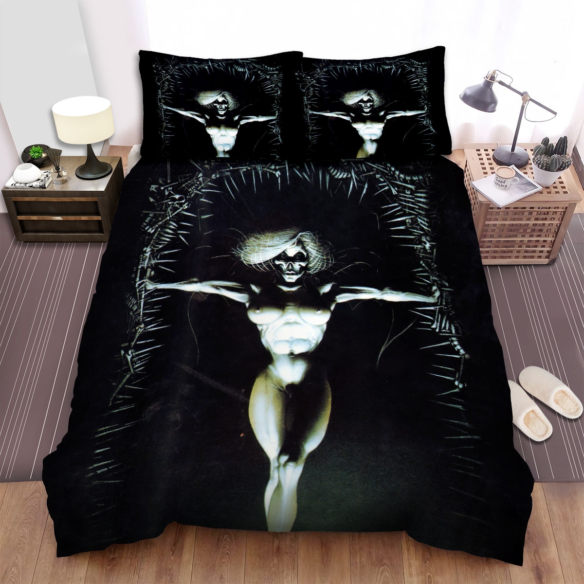 Samhain Bed Box Set Sheets Spread Duvet Cover Bedding Set - Unique Anime Apparel for Fans