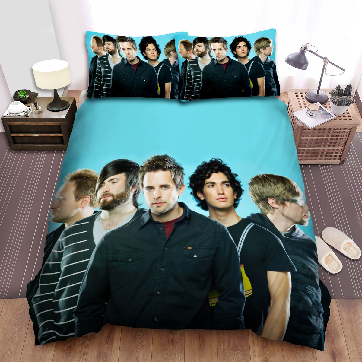 Sanctus Real Band Teen Bed Sheets Spread Duvet Cover Bedding Set - Unique Anime Apparel for Fans
