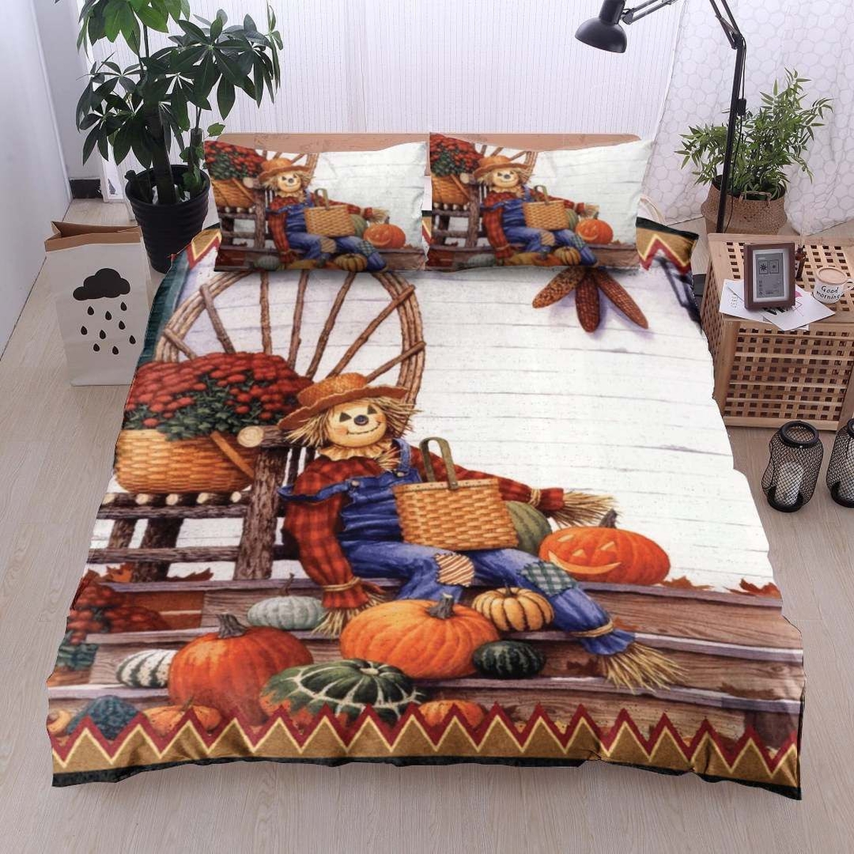 Scarecrow Bed Sheets Spread Duvet Cover Bedding Set - Unique Anime Apparel for Fans