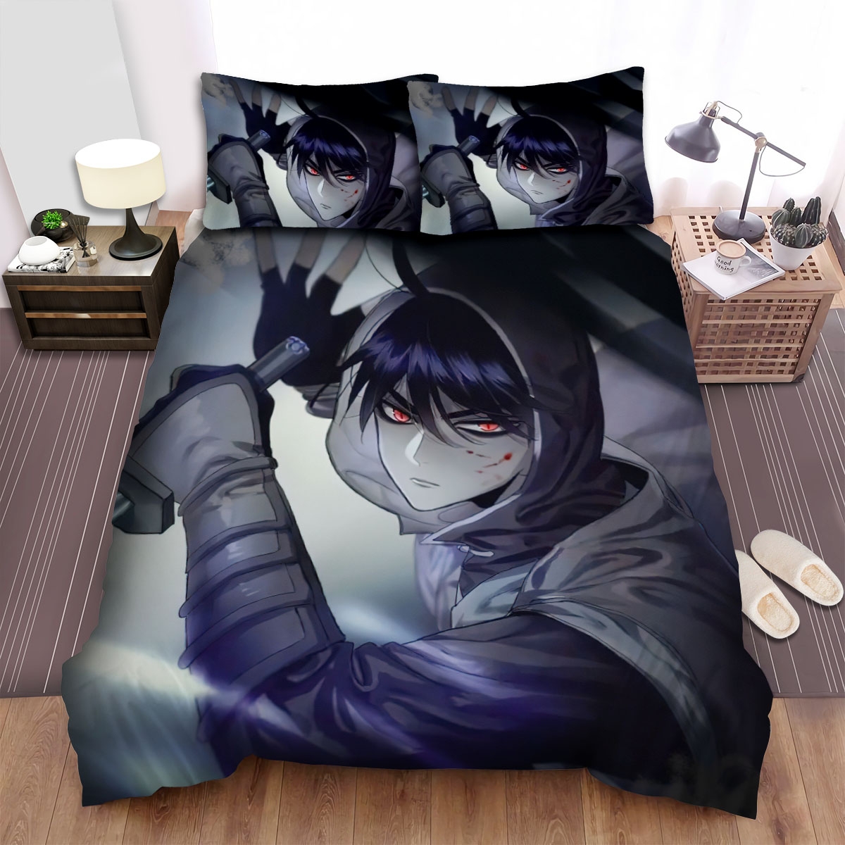 Scissor Seven Acting Bed Sheets Spread Duvet Cover Bedding Set - Unique Anime Apparel for Fans
