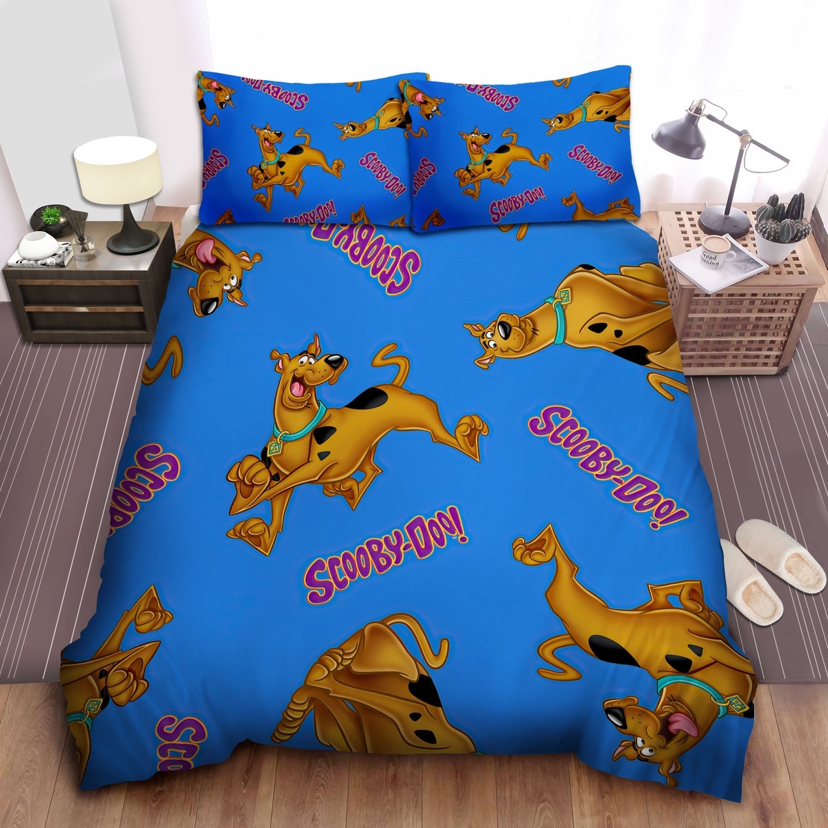 Scooby Doo Movies Great Dane Dog Bed Sheets Spread Duvet Cover Bedding Set - Unique Anime Apparel for Fans