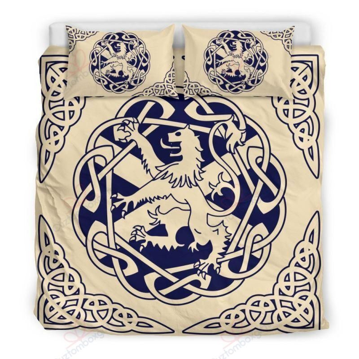 Scottish Lion Luxury Bed Sheets Spread Duvet Cover Bedding Set - Unique Anime Apparel for Fans