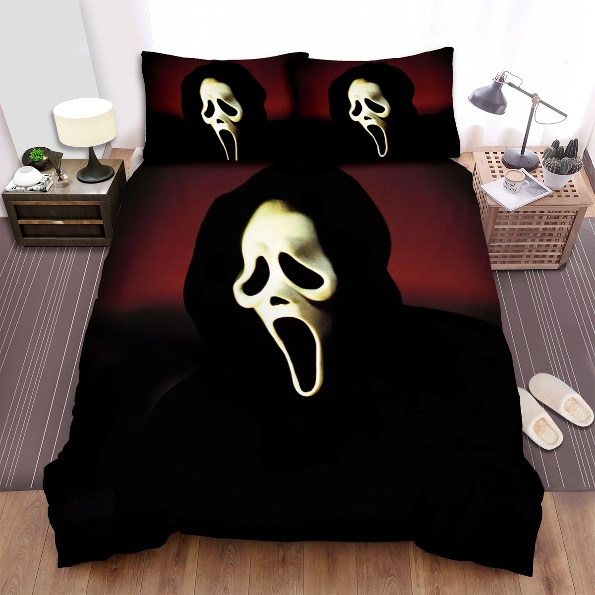 Scream 3 Paradigm Bed Sheets Spread Duvet Cover Bedding Set - Unique Anime Apparel for Fans