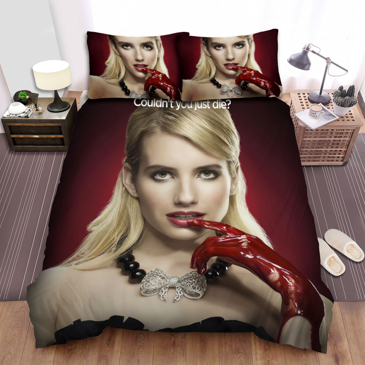Scream Queens (2015-2016) Chanel Oberlin Movie Poster Bed Sheets Spread Duvet Cover Bedding Set - Unique Anime Apparel for Fans