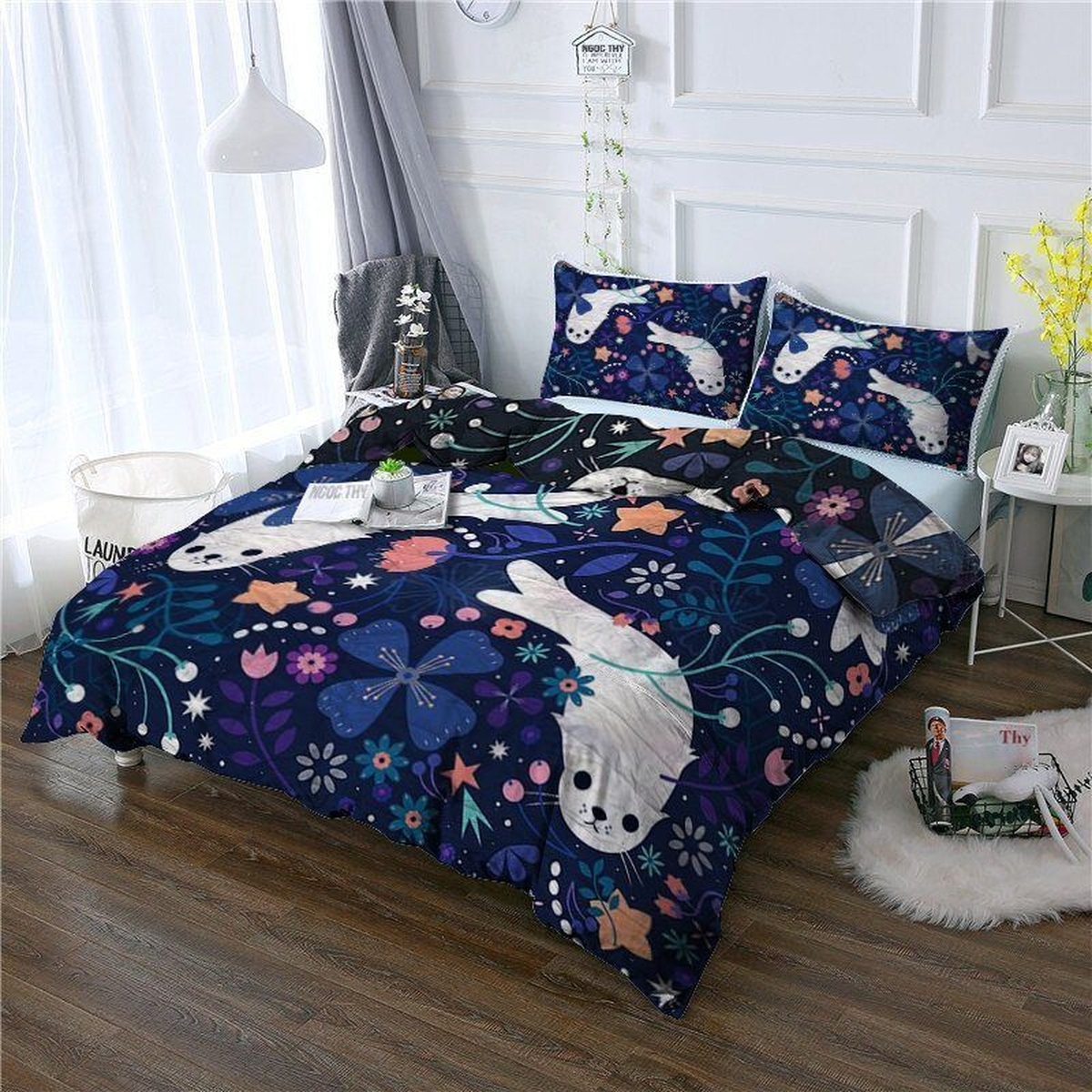 Seal Bed Sheets Spread Duvet Cover Bedding Set - Unique Anime Apparel for Fans