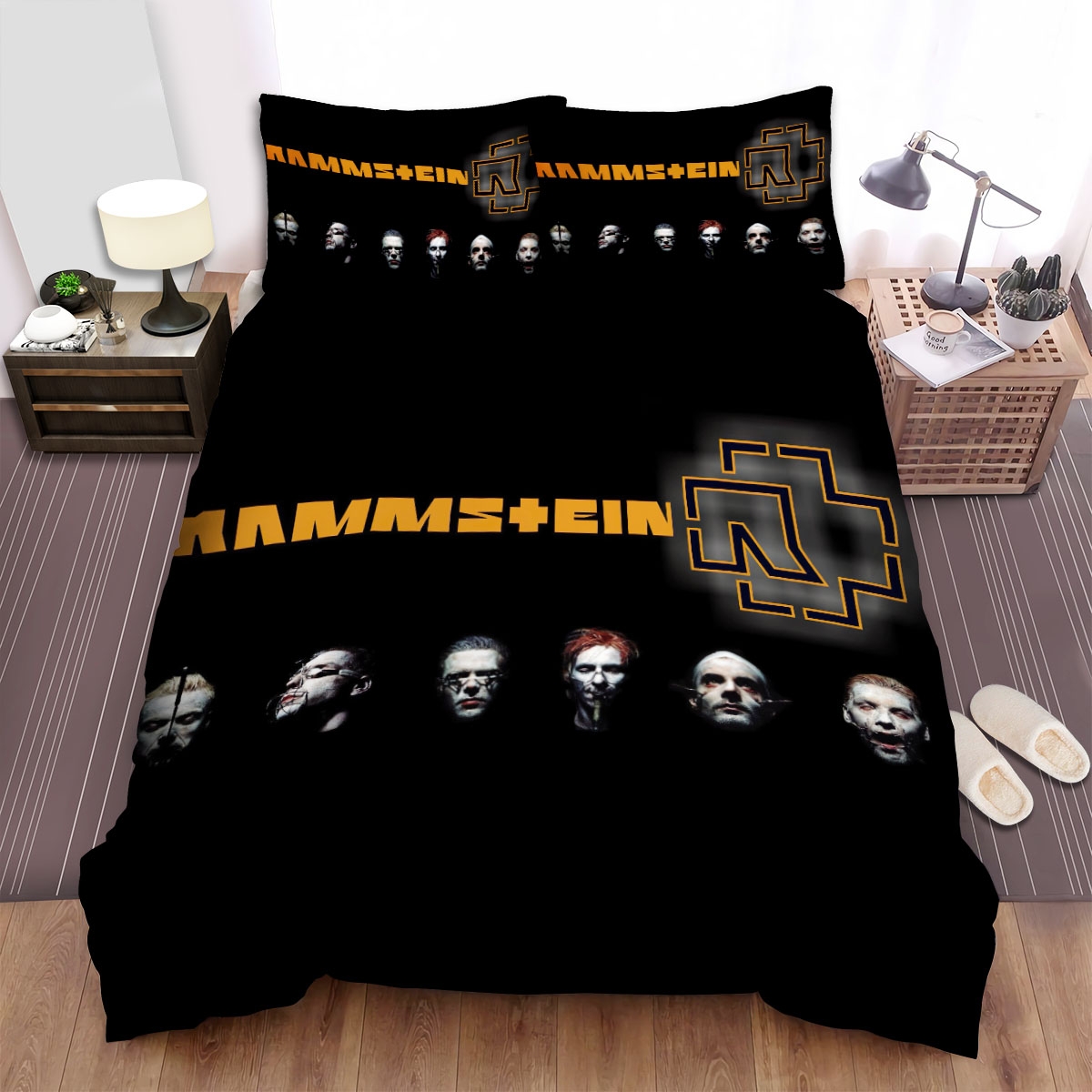 Sehnsucht Rammstein Photo Bed Sheets Spread Duvet Cover Bedding Set - Unique Anime Apparel for Fans