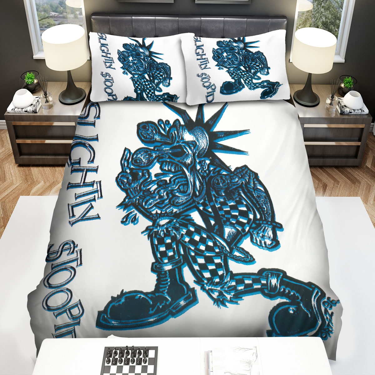 Self Titled Slightly Stoopid Bed Sheets Spread Comforter Duvet Cover Bedding Set - Unique Anime Apparel for Fans