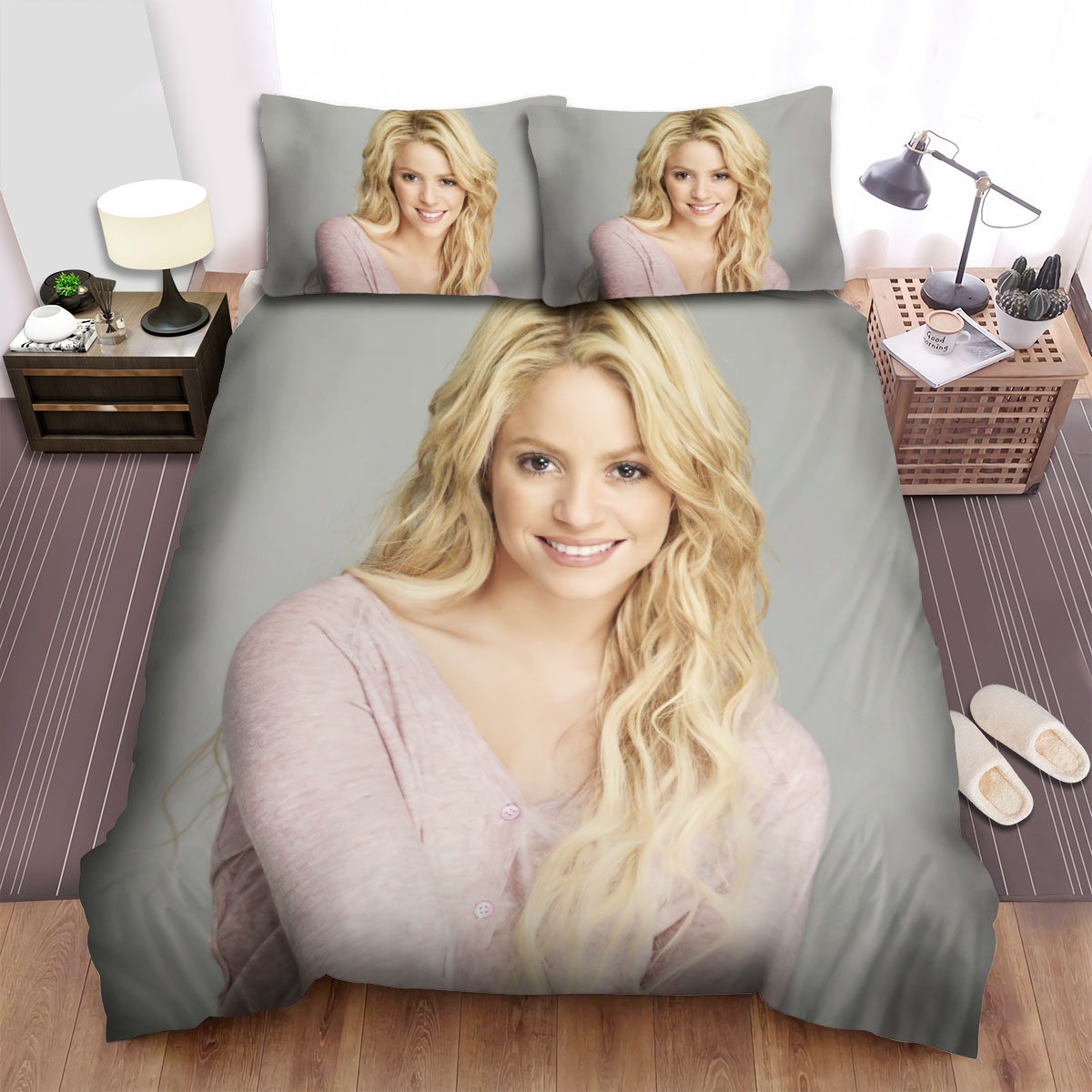 Shakira Bed Sheets Spread Duvet Cover Bedding Set - Unique Anime Apparel for Fans