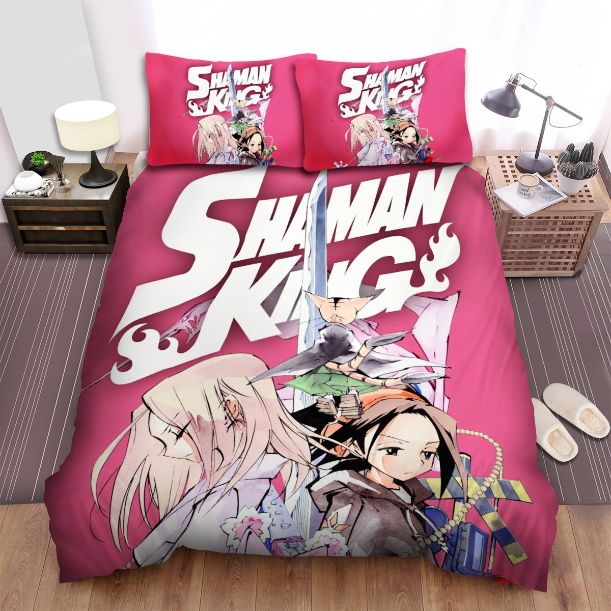 Shaman King Volume 19 Art Cover Bed Sheets Spread Duvet Cover Bedding Set - Unique Anime Apparel for Fans