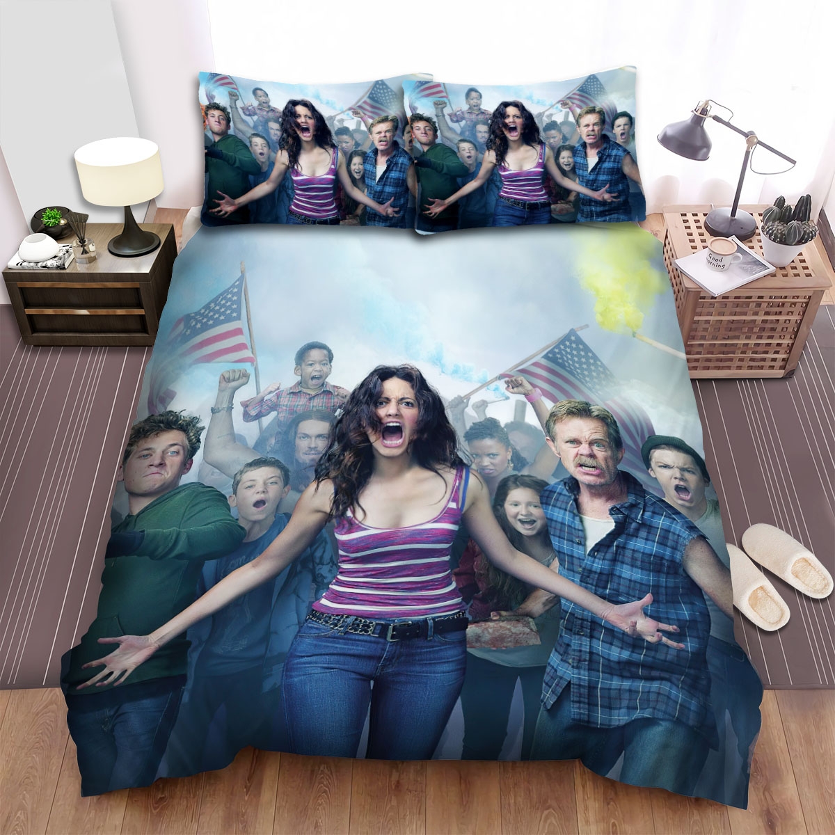 Shameless Fiona Gallagher Poster Bed Sheets Spread Duvet Cover Bedding Set - Unique Anime Apparel for Fans