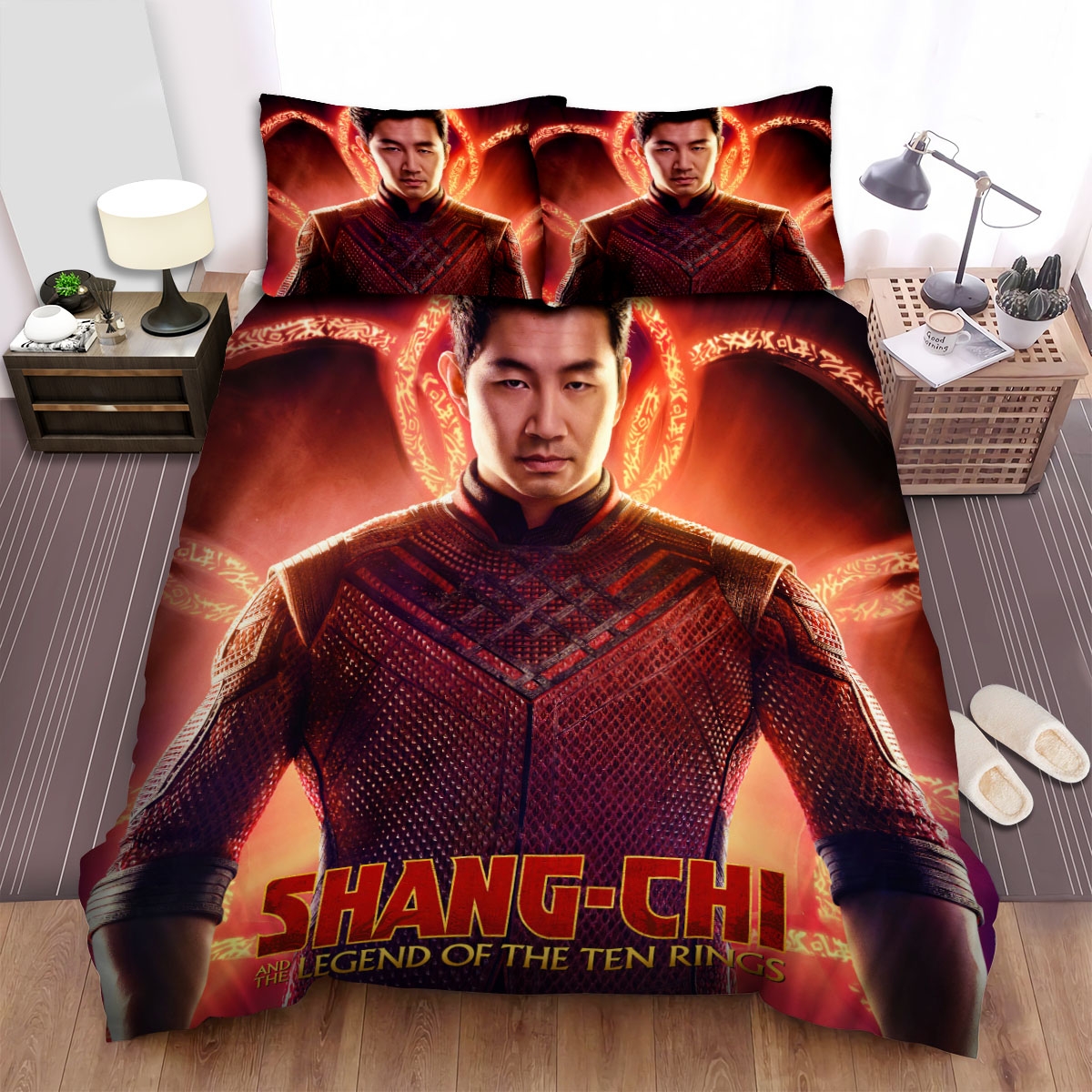 Shang-Chi And The Legend Of The Ten Rings (2021) Movie Shang Chi Picture Bed Sheets Spread Duvet Cover Bedding Set - Unique Anime Apparel for Fans