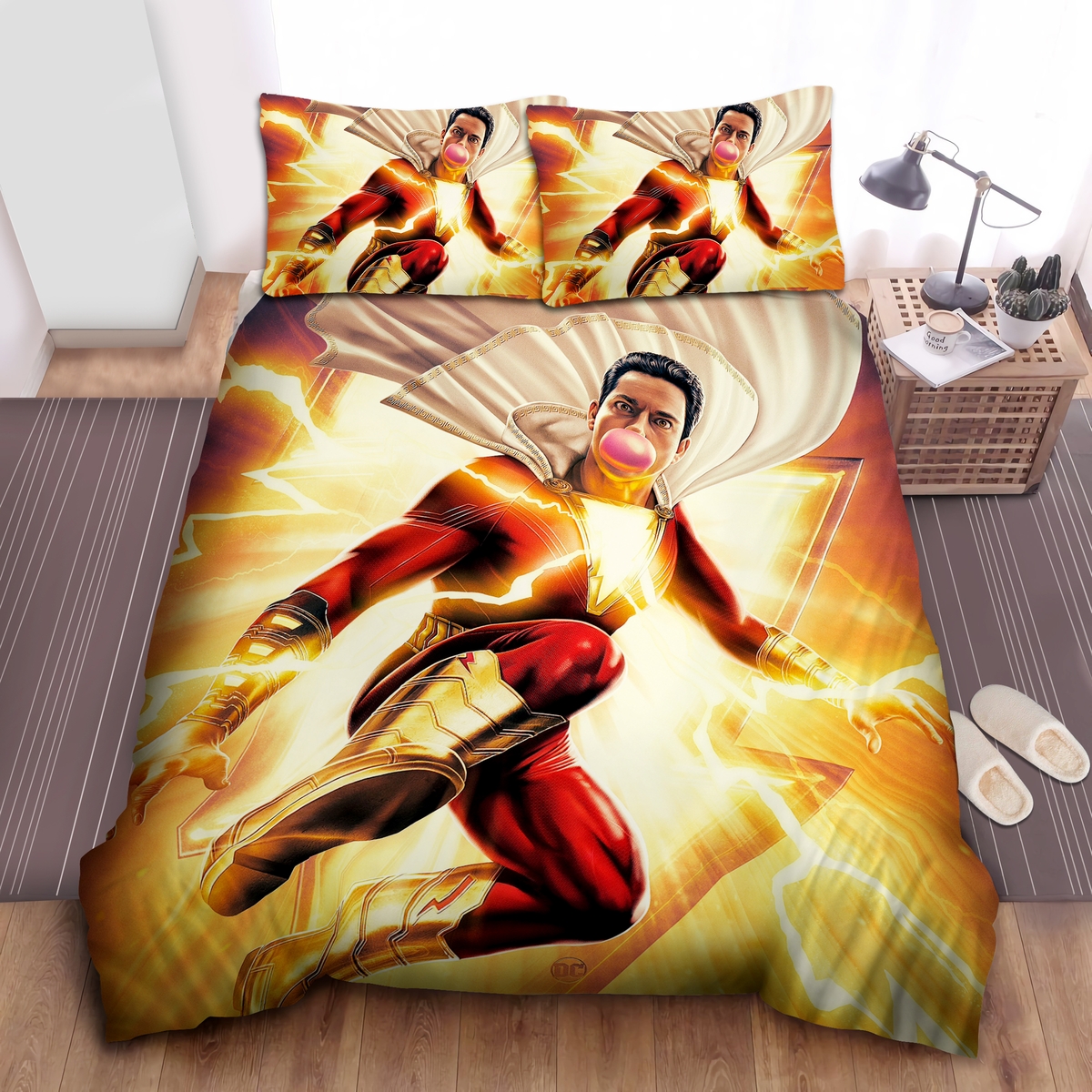 Shazam Gum Bed Sheets Spread Duvet Cover Bedding Set - Unique Anime Apparel for Fans