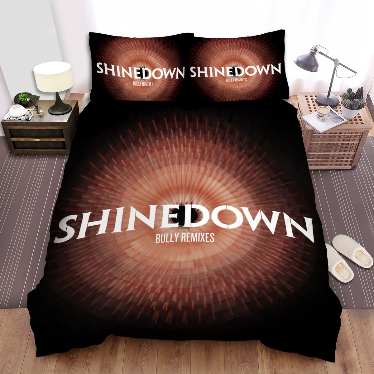 Shinedown Photo Cover Bully Remixes Bed Sheets Spread Duvet Cover Bedding Set - Unique Anime Apparel for Fans