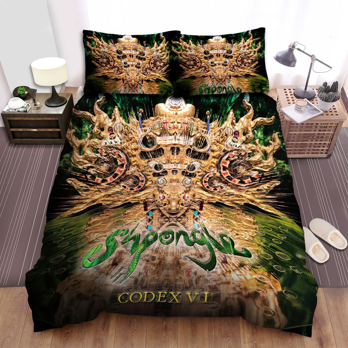 Shpongle Condex Vi Bed Sheets Spread Duvet Cover Bedding Set - Unique Anime Apparel for Fans