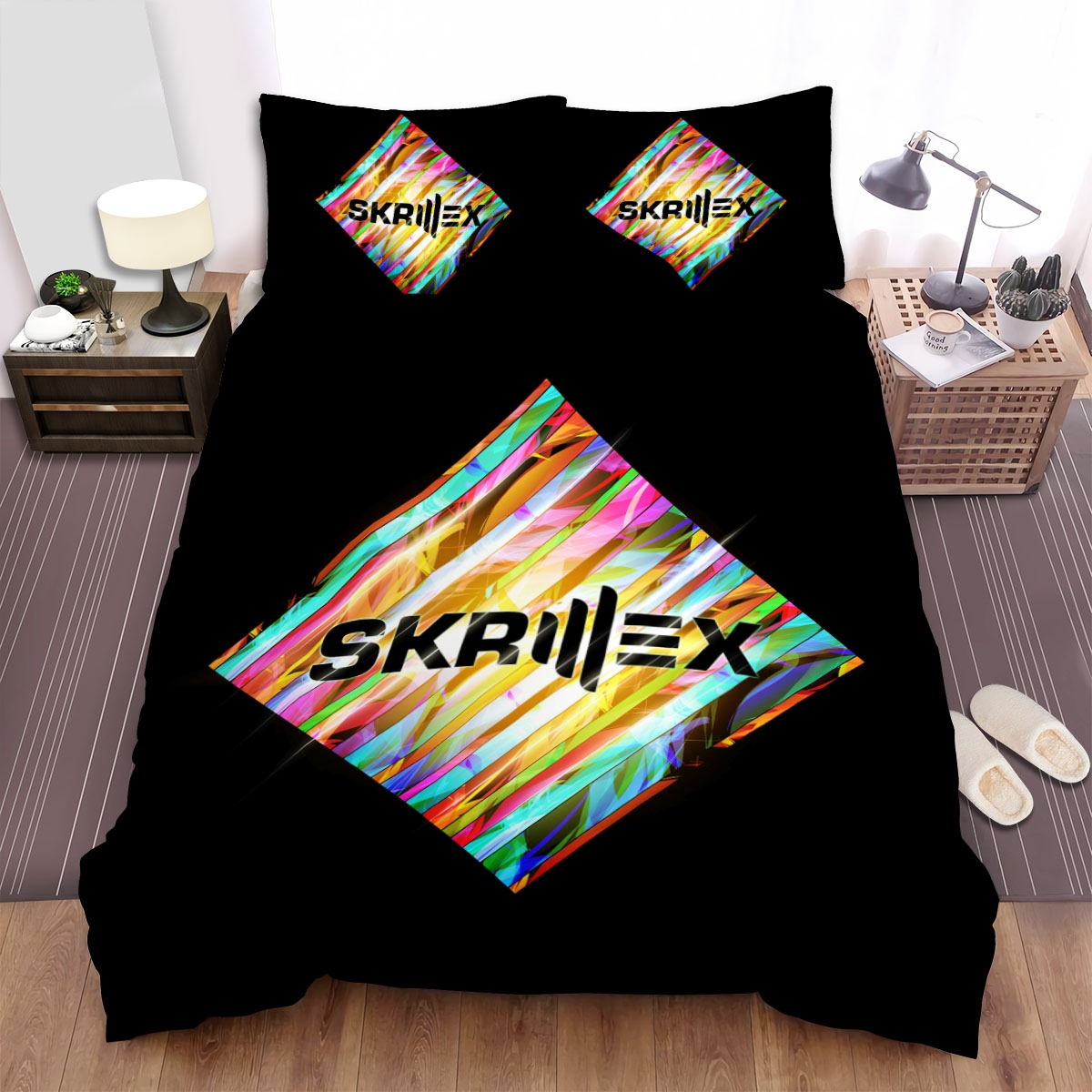 Skrillex Bed Sheets Spread Duvet Cover Bedding Set - Unique Anime Apparel for Fans