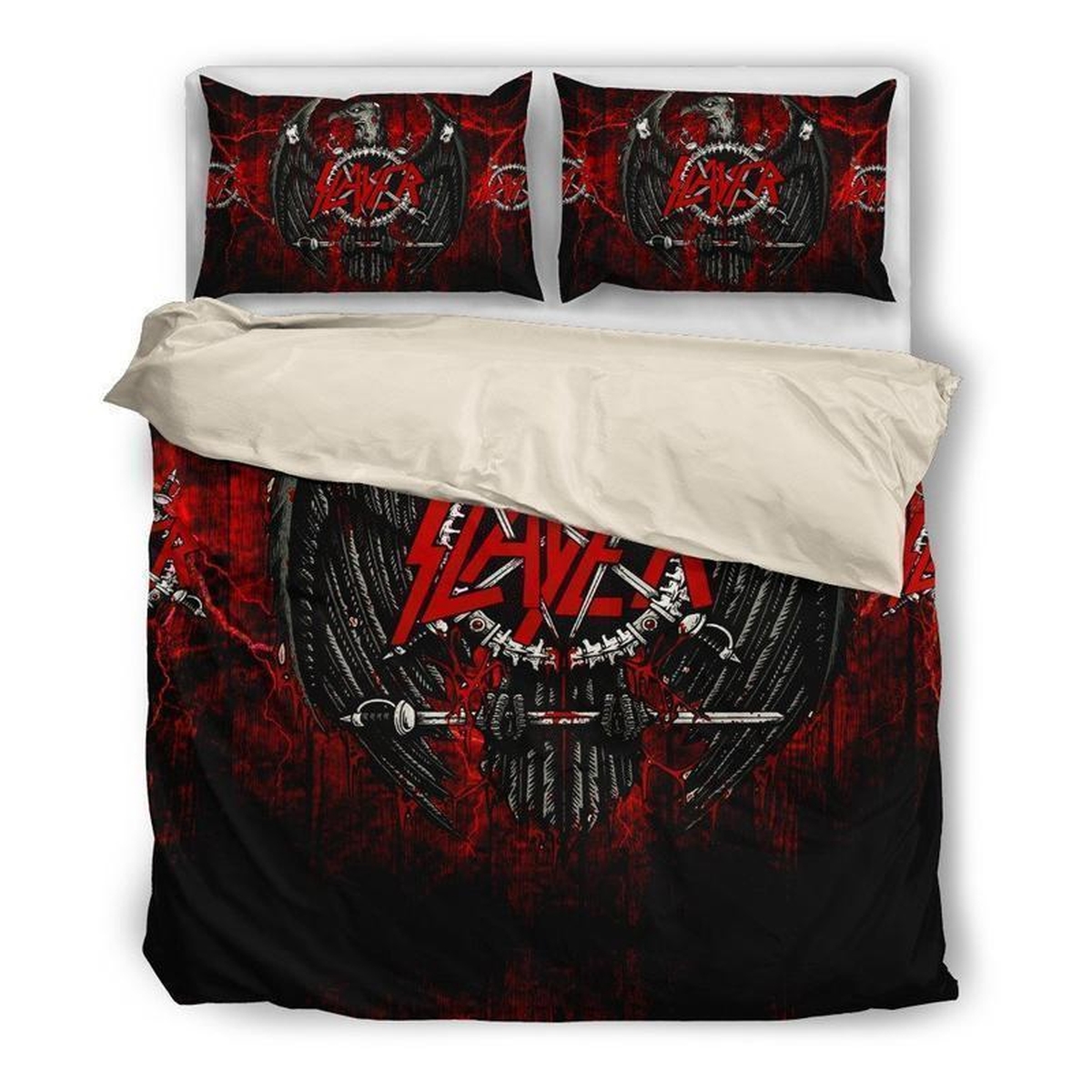 Slayer Duvet Cover Bedding Set Dup - Unique Anime Apparel for Fans