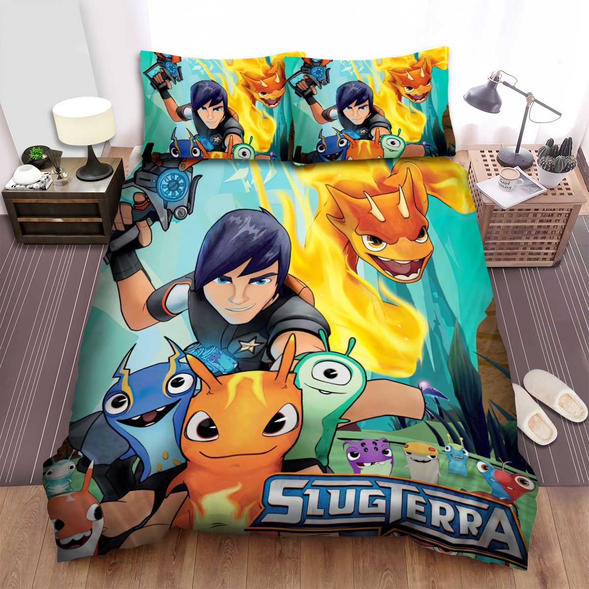 Slugterra Season 3 Bed Sheets Spread Duvet Cover Bedding Set - Unique Anime Apparel for Fans