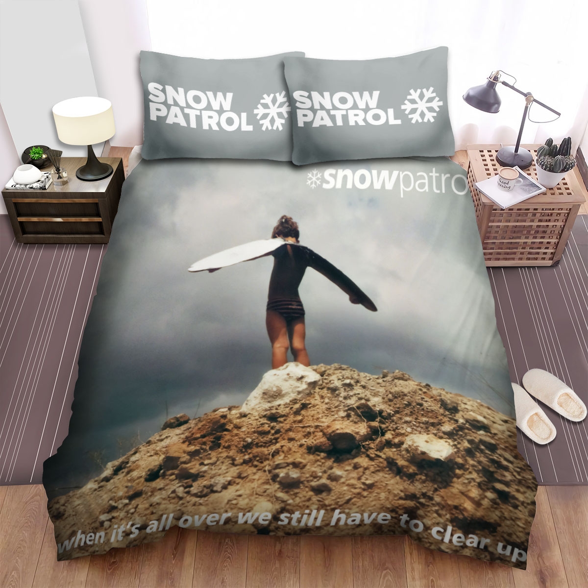 Snow Patrol When It's All Over We Still Have To Clear Up Album Music Bed Sheets Spread Comforter Duvet Cover Bedding Set - Unique Anime Apparel for Fans