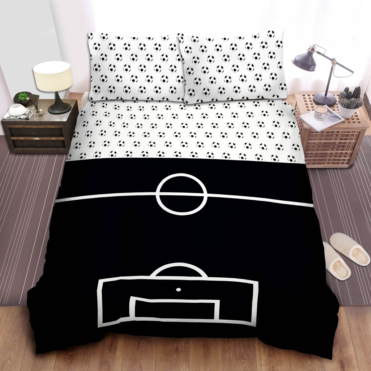 Soccer Bedding Set (Duvet Cover & Pillow Cases) - Unique Anime Apparel for Fans