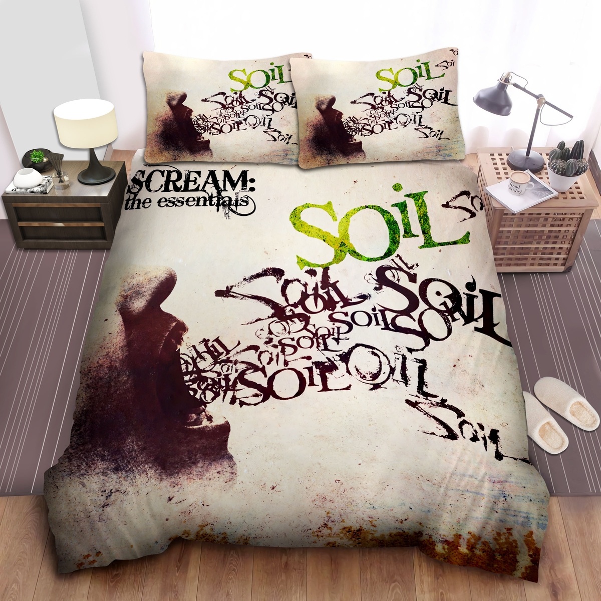 Soil Band Breaking Me Down Bed Sheets Spread Duvet Cover Bedding Set - Unique Anime Apparel for Fans