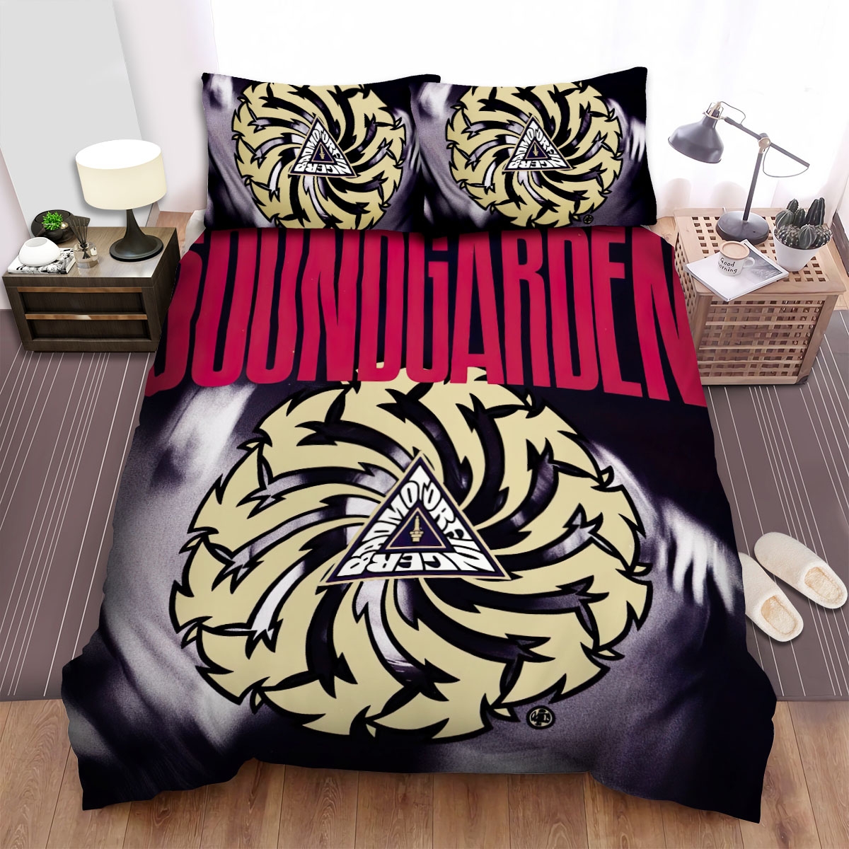 Soundgarden Badmotorfinger Bed Sheets Spread Duvet Cover Bedding Set - Unique Anime Apparel for Fans