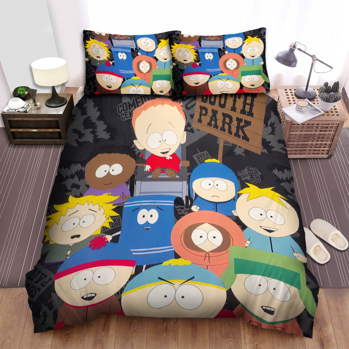 South Park Movie Art 1 Bed Sheets Spread Duvet Cover Bedding Set - Unique Anime Apparel for Fans