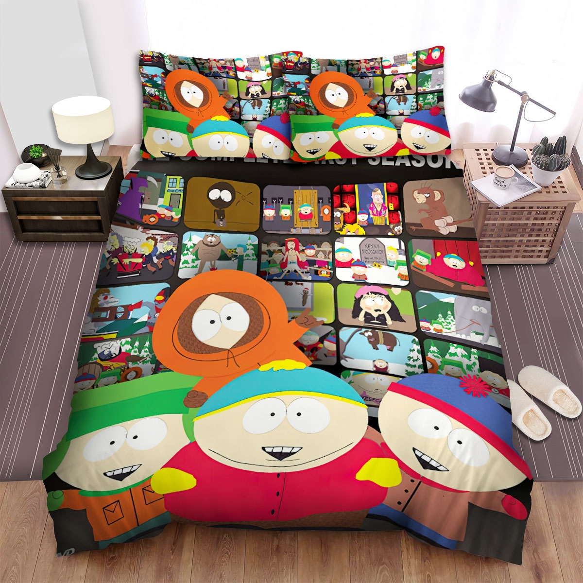South Park Movie Poster 4 Bed Sheets Spread Duvet Cover Bedding Set - Unique Anime Apparel for Fans