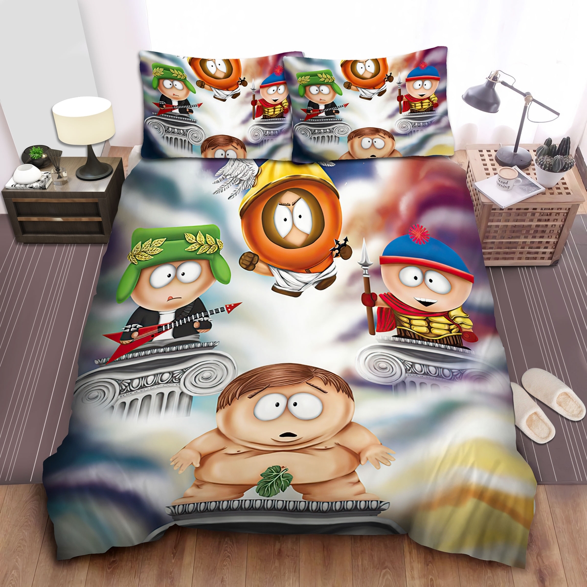 South Park The Movie Poster Bed Sheets Spread Duvet Cover Bedding Set - Unique Anime Apparel for Fans
