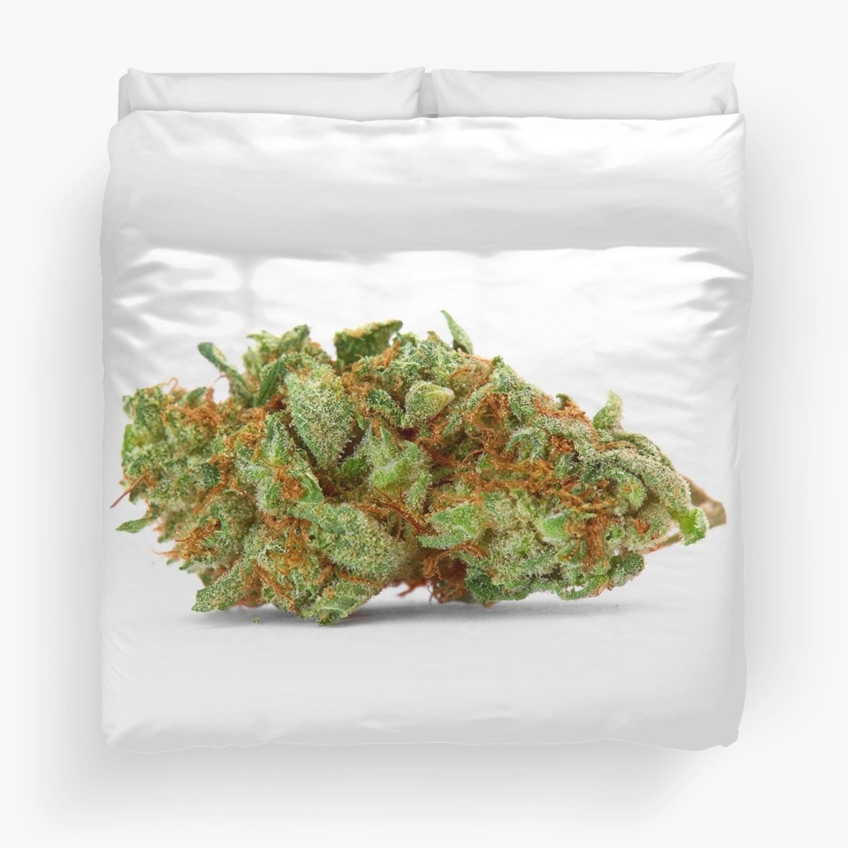 Space Queen Marijuana Duvet Cover Bedding Set Quilt Cover Flatsheet 2 Pillow Cases - Unique Anime Apparel for Fans