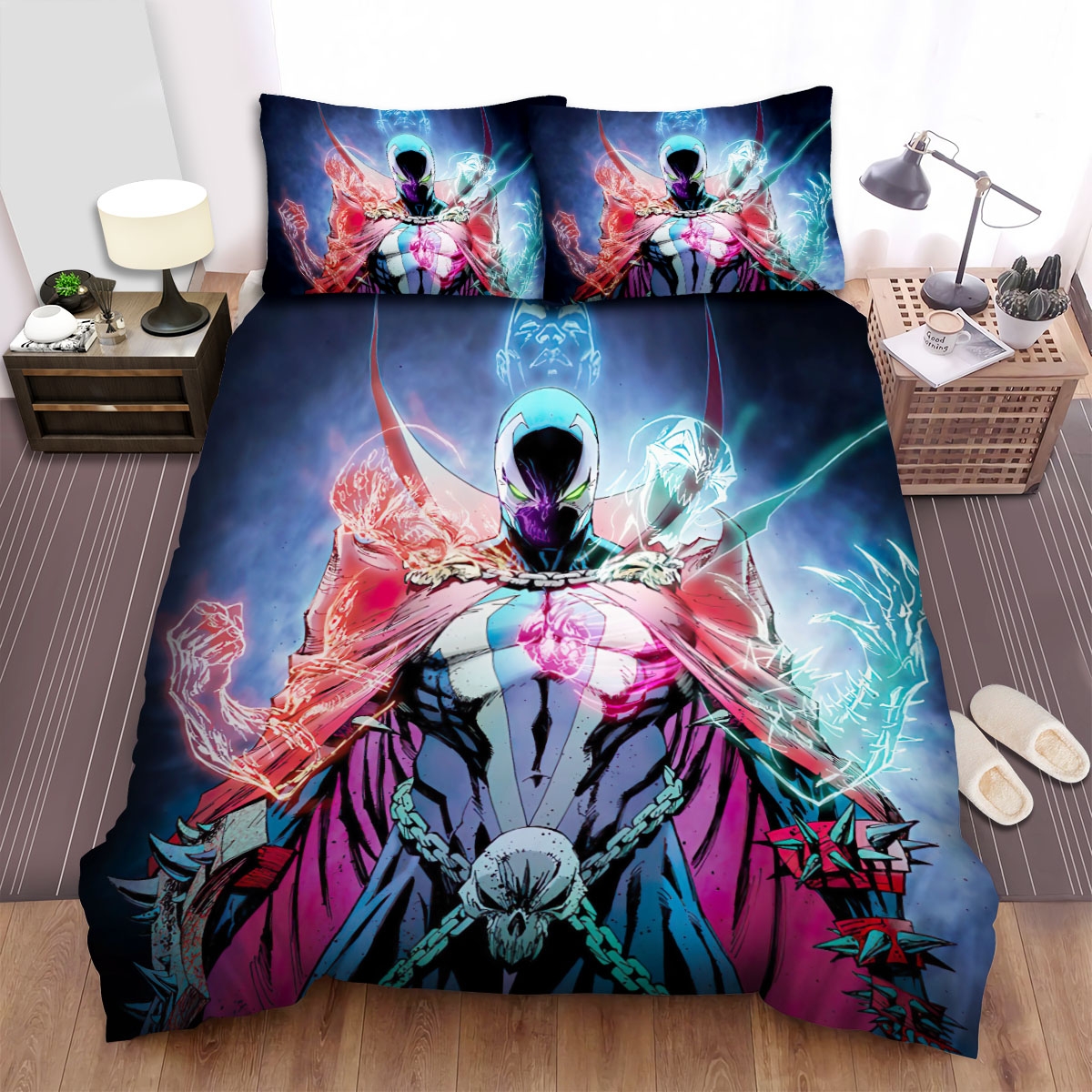 Spawn Movie Digital Art 1 Bed Sheets Spread Duvet Cover Bedding Set - Unique Anime Apparel for Fans