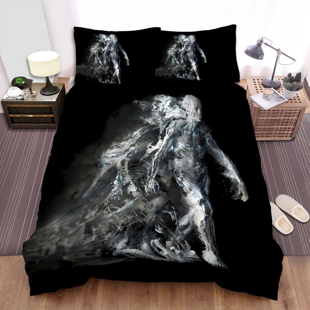 Spectral Movie Art 1 Bed Sheets Spread Duvet Cover Bedding Set - Unique Anime Apparel for Fans