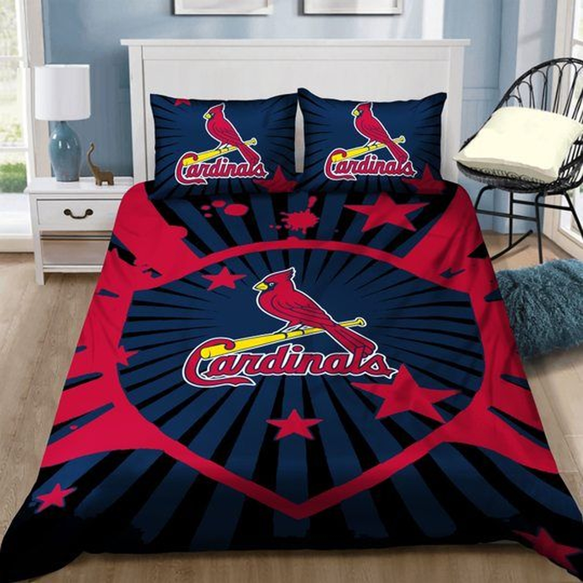 St. Louis Cardinals B040949 Bedding Set - Unique Anime Apparel for Fans