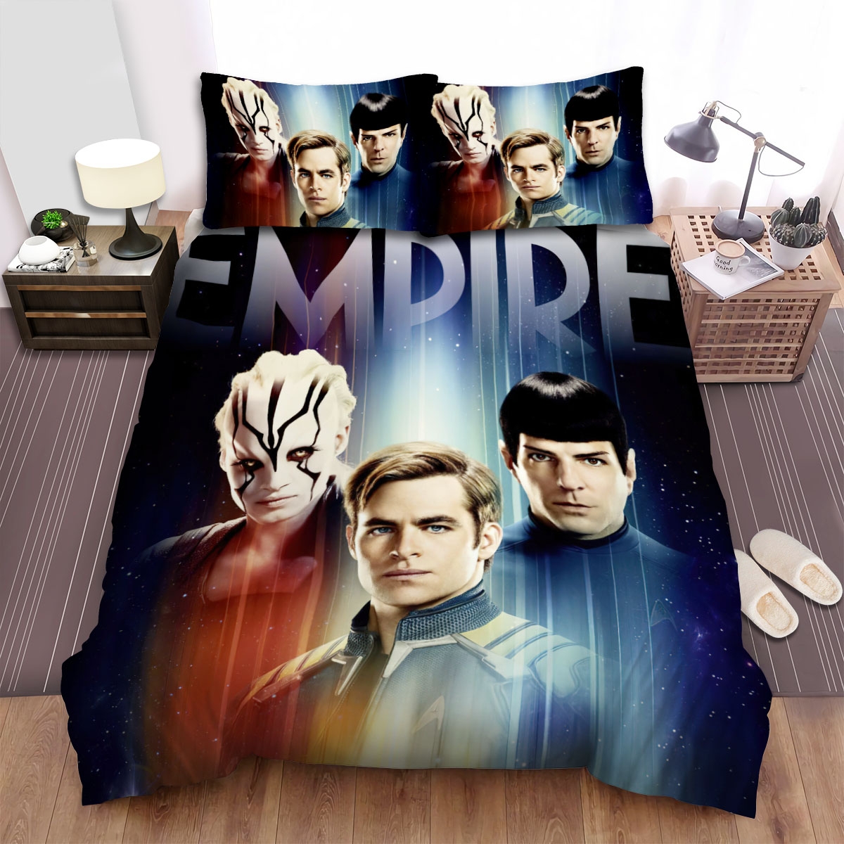 Star Trek Into Darkness The Empire Bed Sheets Spread Duvet Cover Bedding Set - Unique Anime Apparel for Fans