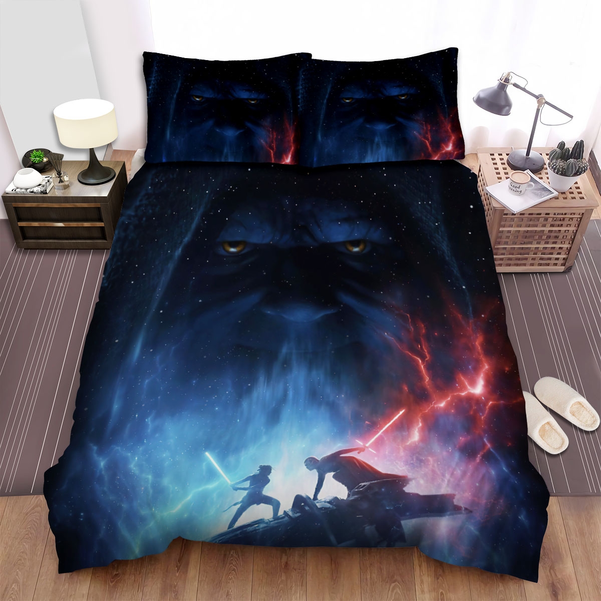 Star Wars Episode Ix - The Rise Of Skywalker Art Of Action In The Film December 20 Scene Movie Poster Bed Sheets Spread Duvet Cover Bedding Set - Unique Anime Apparel for Fans