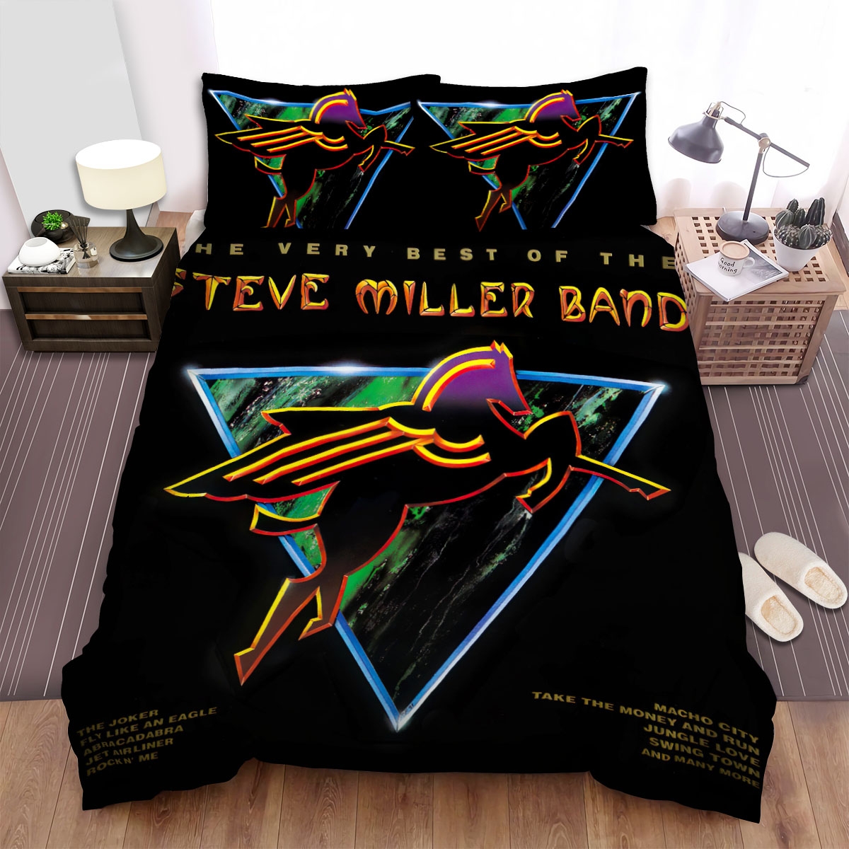 Steve Miller The Very Best Of Steve Miller Band Bed Sheets Spread Duvet Cover Bedding Set - Unique Anime Apparel for Fans