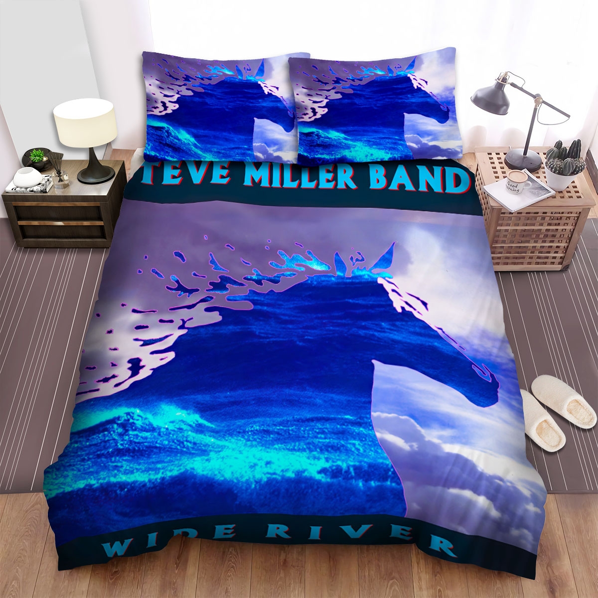Steve Miller Wide River Bed Sheets Spread Duvet Cover Bedding Set - Unique Anime Apparel for Fans