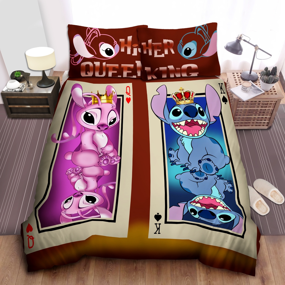 Stitch Angel Duvet Cover Bedding Set - Unique Anime Apparel for Fans