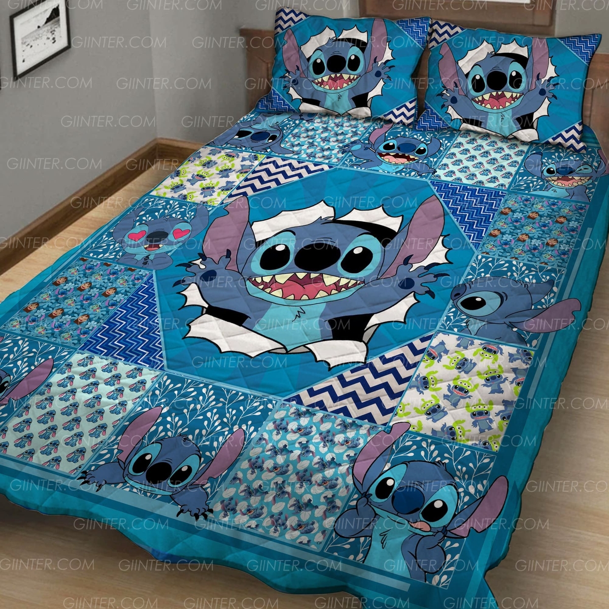 Stitch Duvet Cover Bedding Set - Unique Anime Apparel for Fans