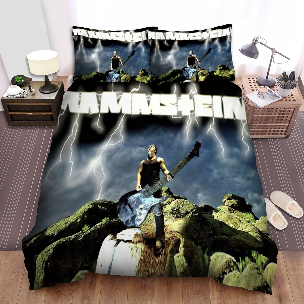 Storm Rammstein Bed Sheets Spread Duvet Cover Bedding Set - Unique Anime Apparel for Fans