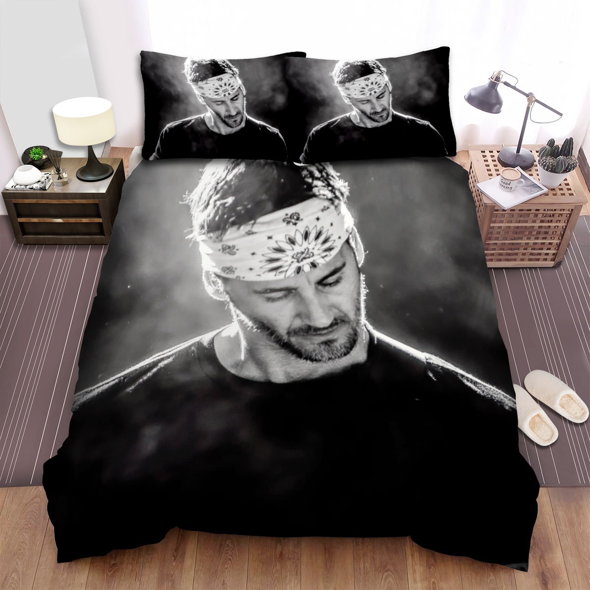 Sully Erna Smoke Bed Sheets Spread Comforter Duvet Cover Bedding Set - Unique Anime Apparel for Fans