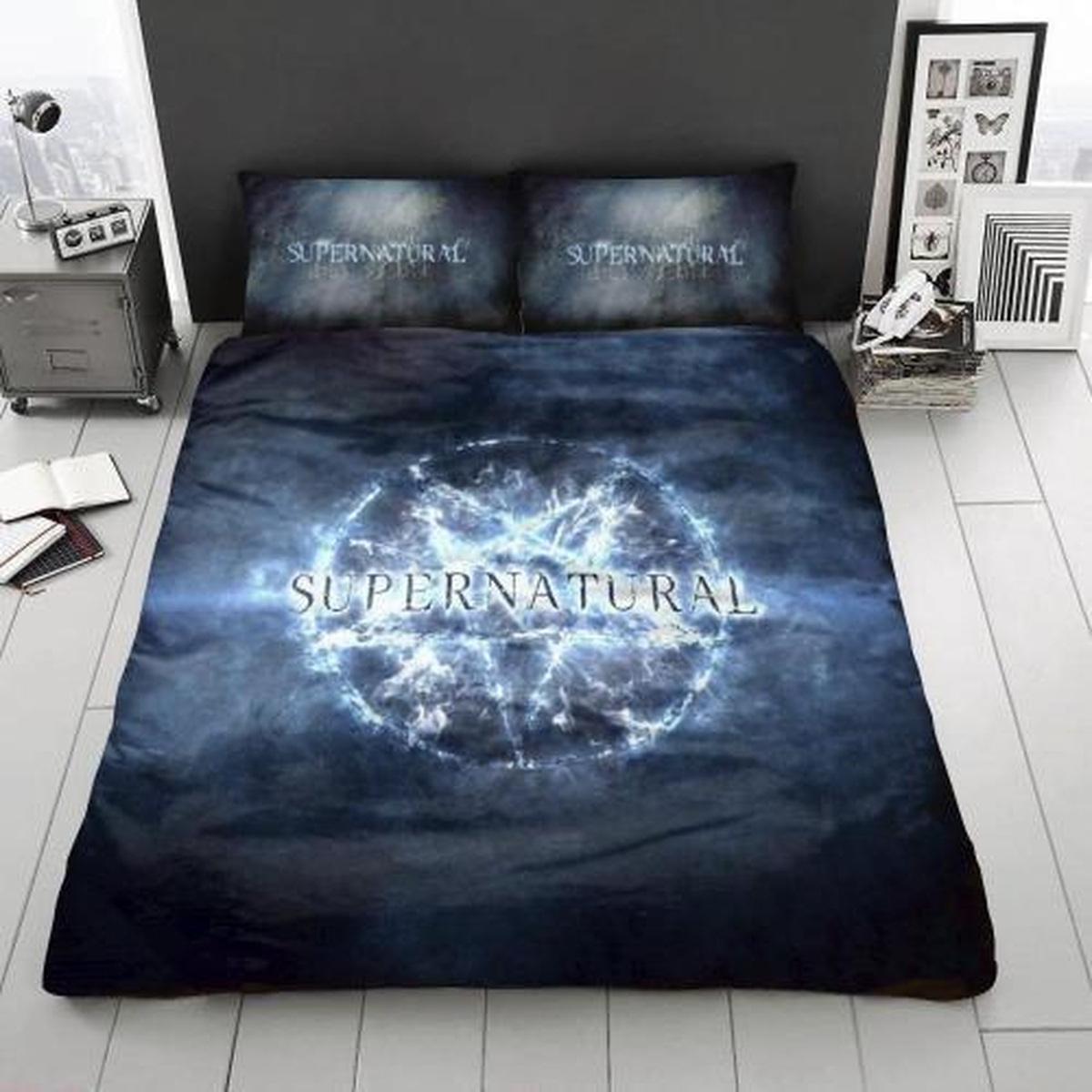 Supernatural Bedding Set V1 Dup (Duvet Cover & Pillow Cases) - Unique Anime Apparel for Fans
