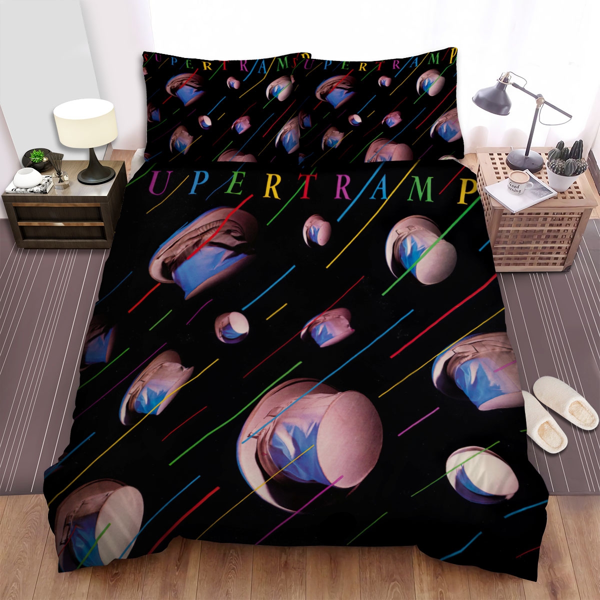 Supertramp It's Raining Again Bed Sheets Spread Comforter Duvet Cover Bedding Set - Unique Anime Apparel for Fans