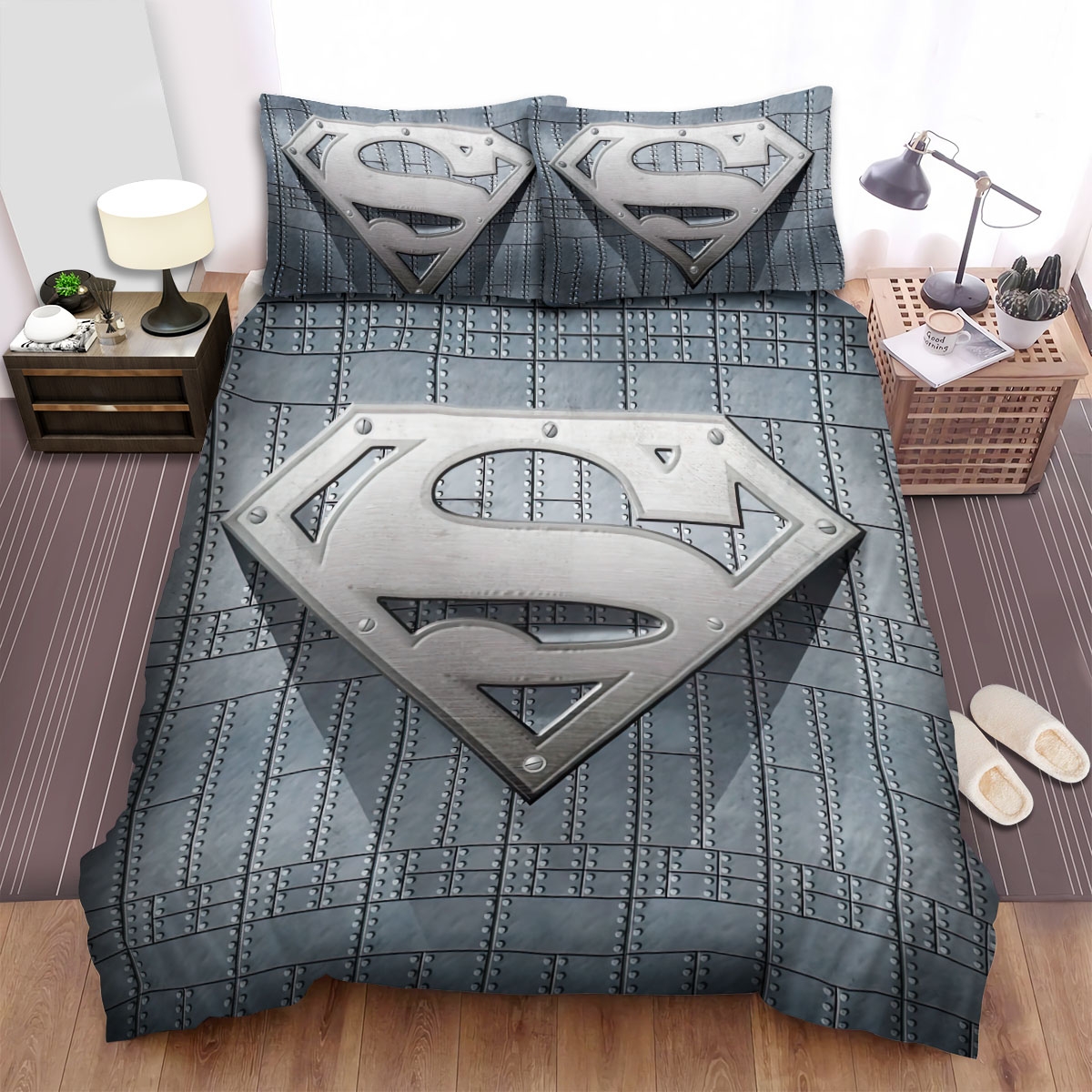 Symbols Of Hope Steel Bed Sheets Spread Comforter Duvet Cover Bedding Set - Unique Anime Apparel for Fans