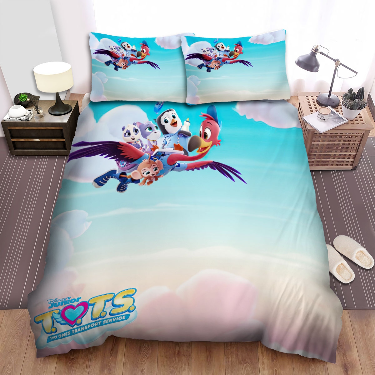 T.O.T.S. Pip And Freddy Transporting The Tiny To The Land Bed Sheets Spread Duvet Cover Bedding Set - Unique Anime Apparel for Fans