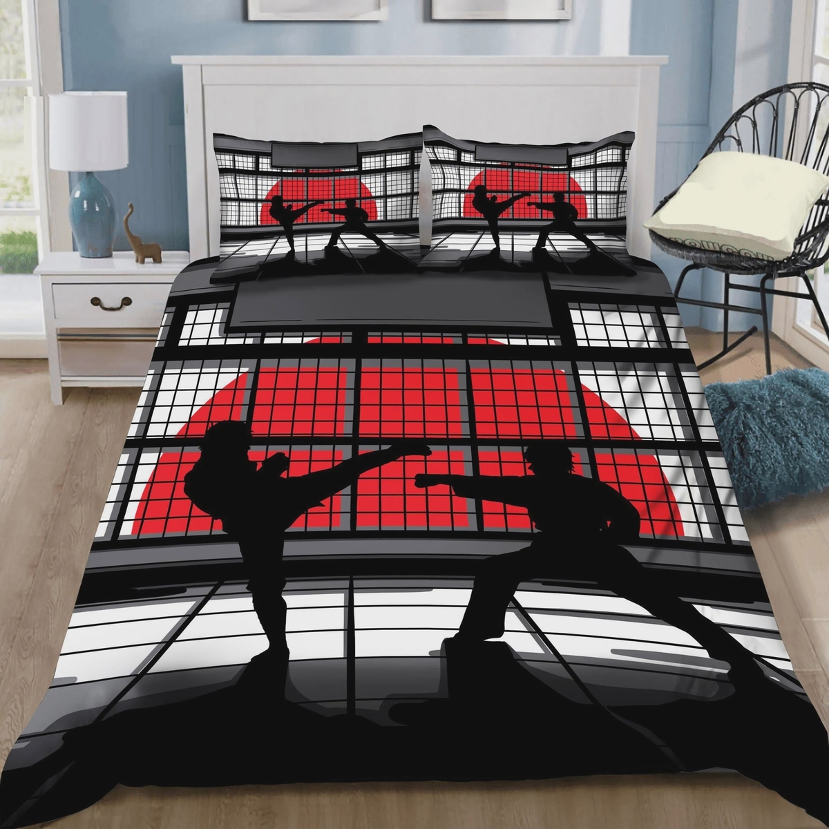 Taekwondo Bed Sheets Spread Duvet Cover Bedding Set - Unique Anime Apparel for Fans