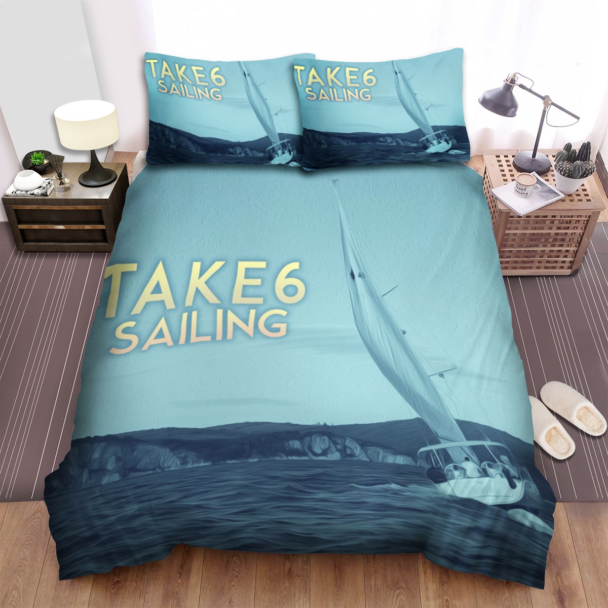 Take 6 Sailing Bed Sheets Spread Duvet Cover Bedding Set - Unique Anime Apparel for Fans